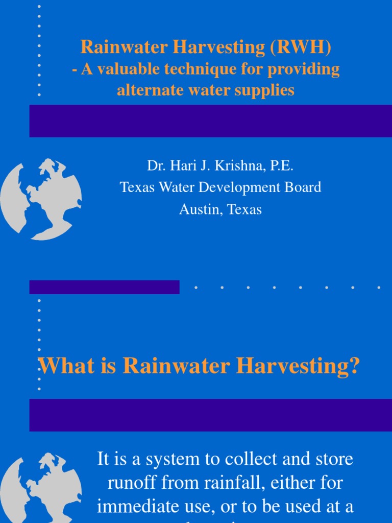 Rainwater Harvesting Guide | PDF | Surface Runoff | Water