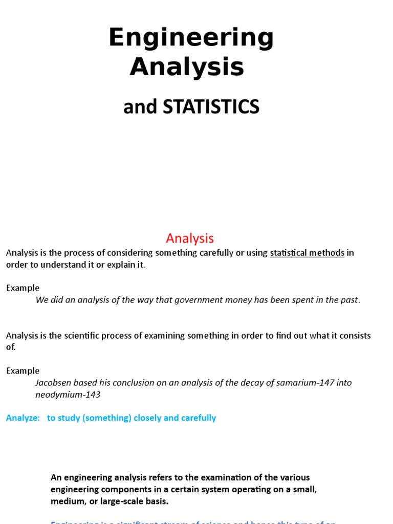 Lecture Slides - 01 - Introduction | PDF | Analysis | Scientific Method