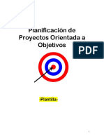 Planilla para Planificación de Un Proyecto