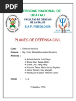 Planes de Defensa Civil