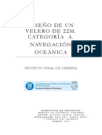DISEÑO DE UN VELERO DE 22m.CATEGORÍA A.NAVEGACIÓN OCEÁNICA PDF