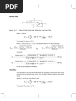 Second Filter: Figure 16-21. Second-Order Unity-Gain Sallen-Key Low-Pass Filter