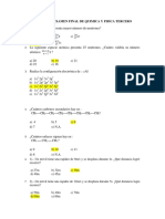 Preguntas Para Examen Final de Quimica y Fisica Tercero