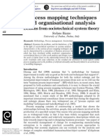 Process Mapping Techniques and Organisational Analysis: Lessons From Sociotechnical System Theory