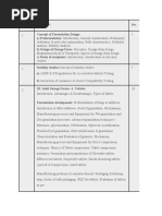 Syllabus 3rd Yr