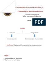 Explicación e Interpretación