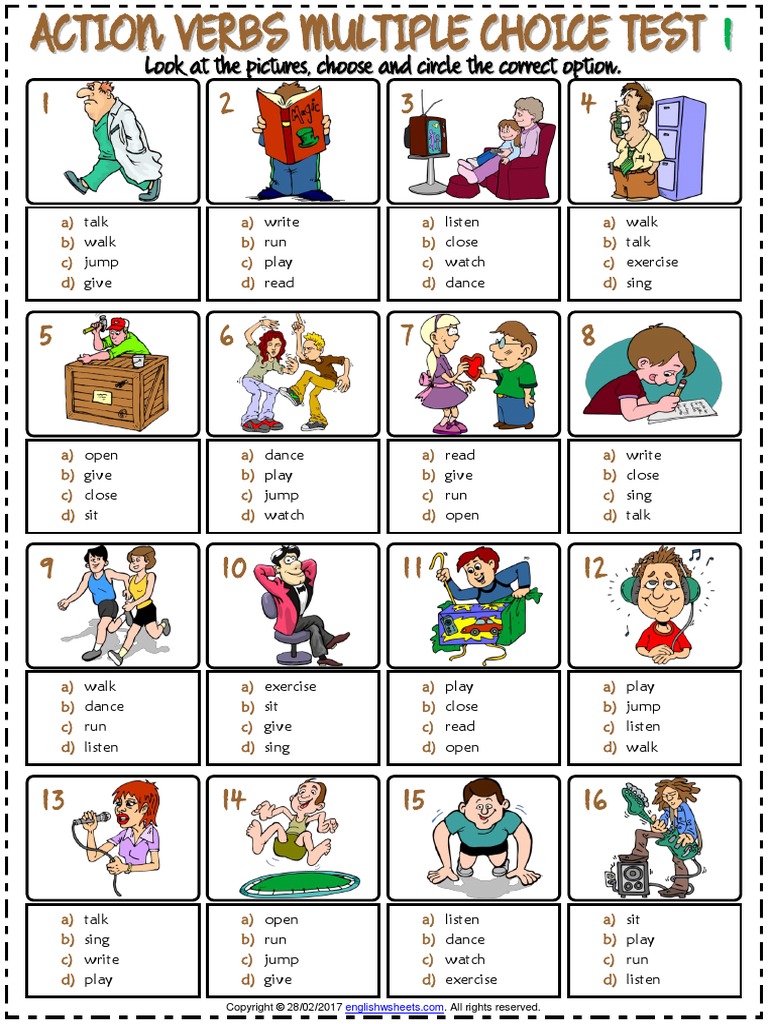 action-verbs-vocabulary-esl-multiple-choice-tests-for-kids-leisure