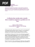 Eficácia Na Escola Não Se Mede