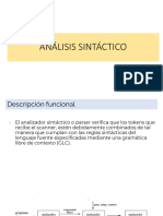 ANÁLISIS SINTÁCTICO LL