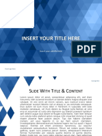 BlueMosaic PowerPoint Template