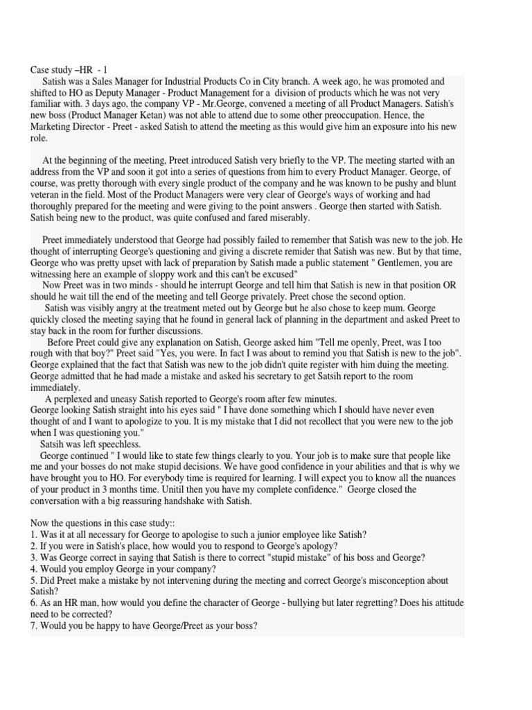 Hr case study format image