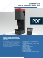 Semi - and Fully Automatic Universal Hardness Tester - Duramin-650