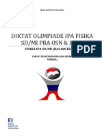 Modul Olimpiade IPA Fisika SD Untuk Pelatihan OSN SD Folder OSN PDF