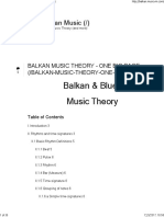 Balkan Music - Balkan Music Theory (And More)