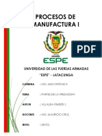 Partes y funcionamiento de la fresadora en