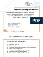 Global Markets For Dry Mix Mortar