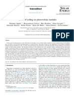 Effect of Soiling On Photovoltaic Modules: Sciencedirect