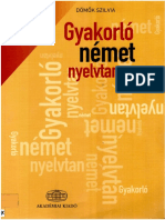 Domők Szilvia Gyakorloó Német Nyelvtan 1 50