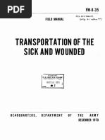 FM8-35 Transportation of The Sick and Wounded 1970