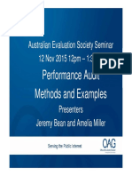 Performance Audit Methods and Examples 091115 - For AES