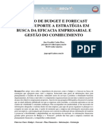 Gestão de budget e forecast como estratégia empresarial