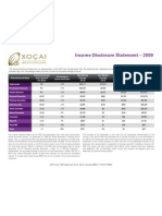 Xocai Income Disclosure Statement 2009