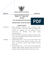 Perwal No.63 Tahun 2012 TTG Tata Cara Pengajuan Izin Gangguan PDF