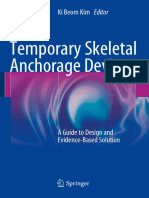 Temporary Skeletal Anchorage Devices a Guide to Design and Evidence-Based Solution