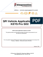 Key Scan - Vehicle Application Guide