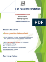 Theories of Rasa Interpretation Presentattion