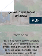 Lição 5 - O Que São As Epístolas