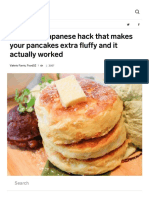 Japanese Fluffy Pancake Hack - InSIDER