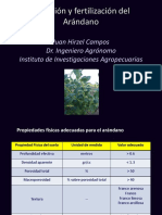 Nutricion y Fertilizacion Del Arandano 2014 Juan Hirzel PDF