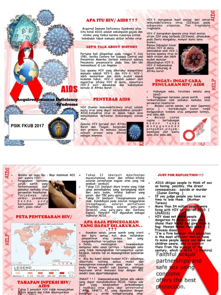 Leaflet Hiv Aids Pdf
