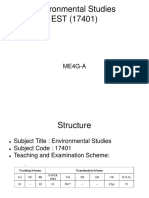 Environmental Studies EST (17401) : ME4G-A