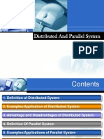 Distributed and Parallel System: Company