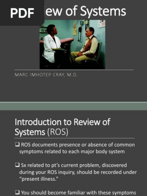 Medical History_Review of Systems (ROS)