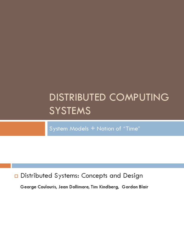 Distributed System Models Overview | PDF | Client–Server Model ...