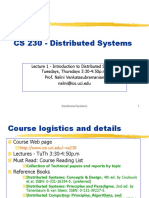 CS 230 - Distributed Systems