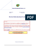 PR-1948 - Electrical Safety Operating Procedures