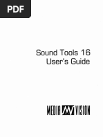 Sound Tools 16 User's Guide