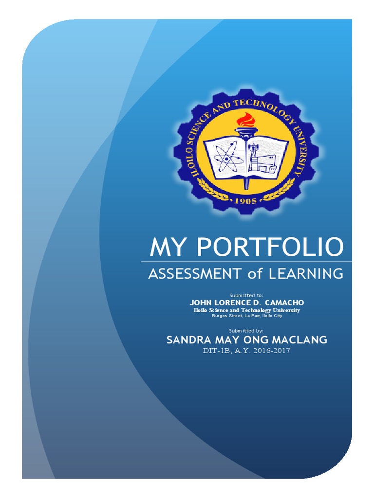 Learning Portfolio in Values Education | PDF | Educational Assessment ...