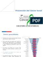 7ma Semana Cancer - Prevención Cáncer Bucal 2014