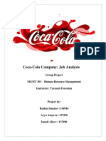 Human Resources Management in Coca