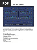 AlienSpaceWeaver Pro Manual