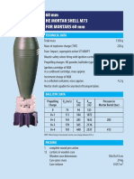 60 MM HE Mortar Shell M73