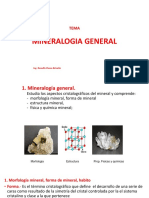 MINERALOGIA GENERAL: CRISTALES, ESTRUCTURAS Y PROPIEDADES