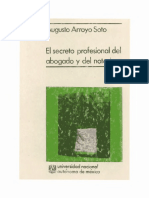 EL SECRETO PROFESIONAL DEL ABOGADO Y DEL NOTARIO-AUGUSTO ARROYO.pdf