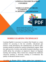 Effects of Mobile Learning in The Efl Classroom, Management, Benefits and Limitations