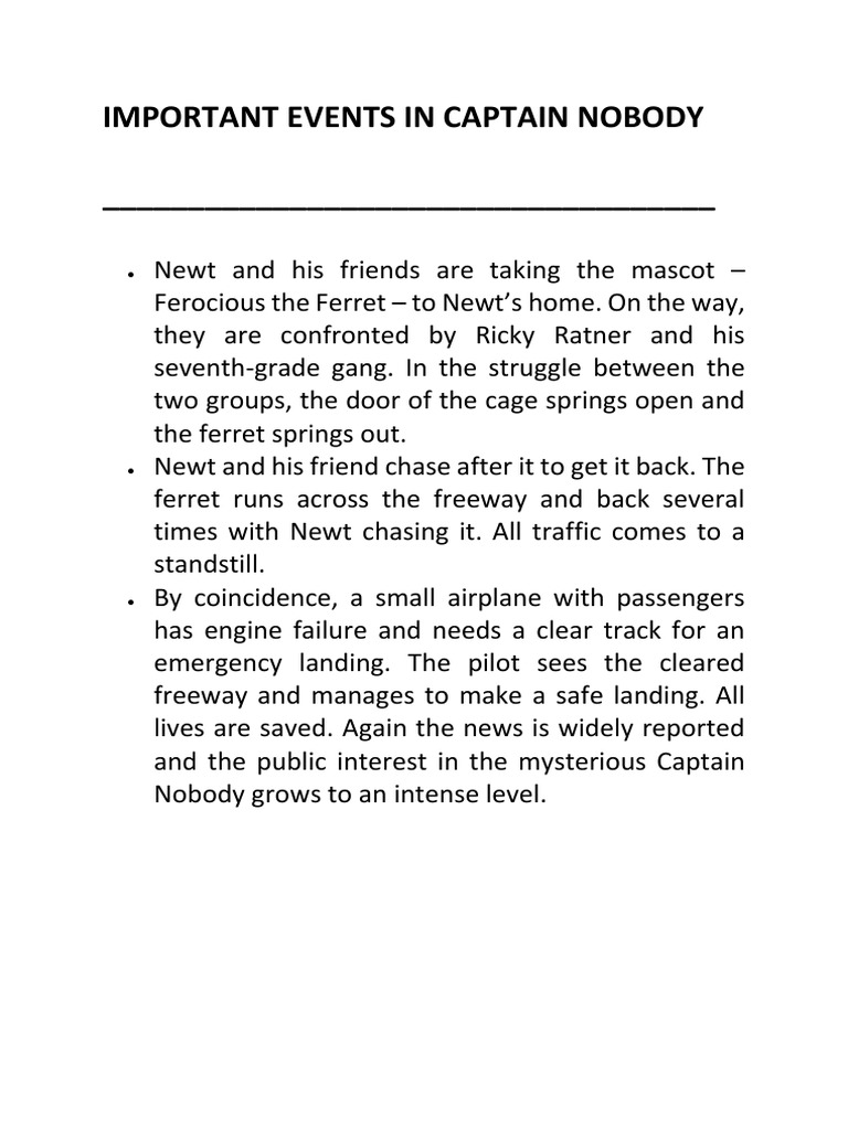 Example essay captain nobody 07 picture